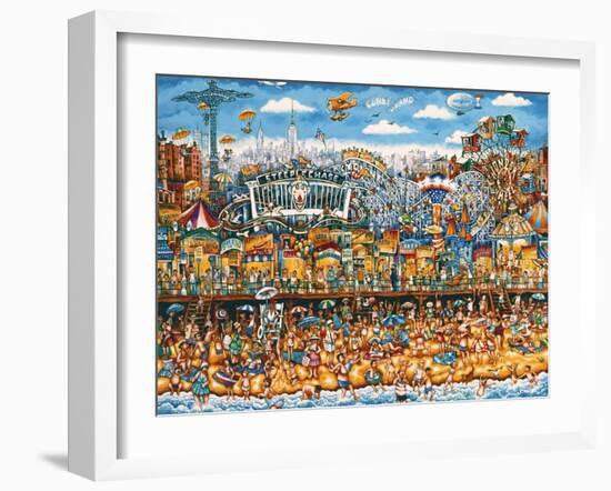 Coney Island-Bill Bell-Framed Giclee Print