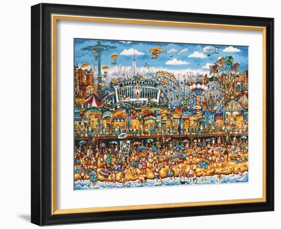 Coney Island-Bill Bell-Framed Giclee Print