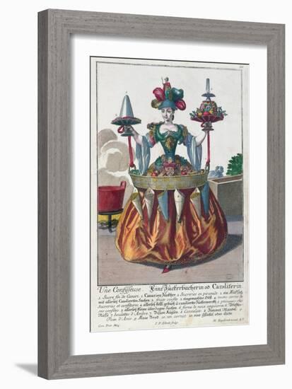 Confectioner, c.1735-Martin Engelbrecht-Framed Giclee Print