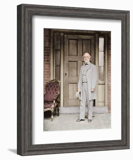 Confederate Army General Robert E. Lee, 1860-1865-Stocktrek Images-Framed Photographic Print