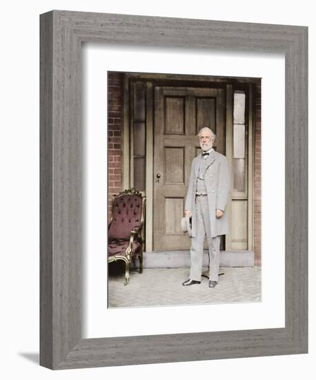 Confederate Army General Robert E. Lee, 1860-1865-Stocktrek Images-Framed Photographic Print