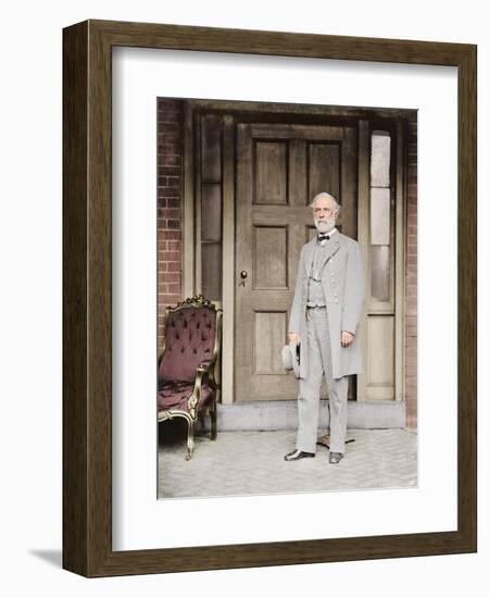 Confederate Army General Robert E. Lee, 1860-1865-Stocktrek Images-Framed Photographic Print