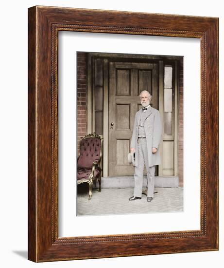 Confederate Army General Robert E. Lee, 1860-1865-Stocktrek Images-Framed Photographic Print