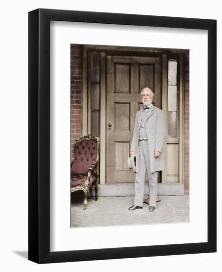 Confederate Army General Robert E. Lee, 1860-1865-Stocktrek Images-Framed Photographic Print