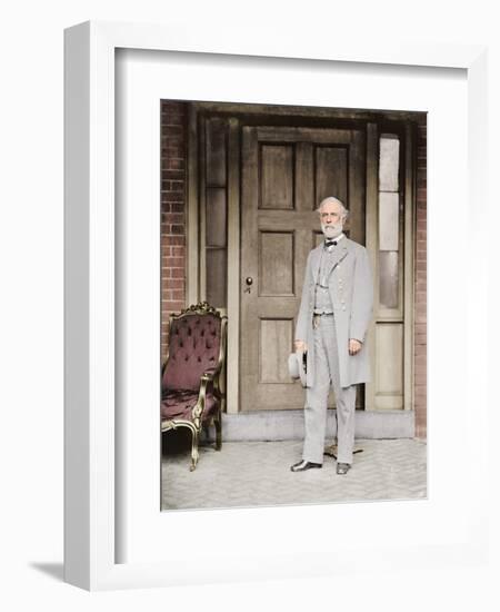Confederate Army General Robert E. Lee, 1860-1865-Stocktrek Images-Framed Photographic Print
