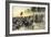 Confederate Charge Up Little Round Top, Battle of Gettysburg, c.1863-null-Framed Giclee Print