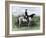 Confederate General Robert E. Lee on His Favorite War-Horse, Traveler-null-Framed Giclee Print