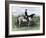 Confederate General Robert E. Lee on His Favorite War-Horse, Traveler-null-Framed Giclee Print