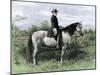 Confederate General Robert E. Lee on His Favorite War-Horse, Traveler-null-Mounted Giclee Print