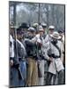 Confederate Infantry Preparing to Attack, Shiloh Battlefield, Tennessee-null-Mounted Photographic Print