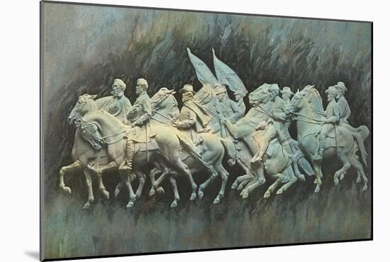 Confederate Memorial, Stone Mountain, Atlanta, Georgia-null-Mounted Art Print