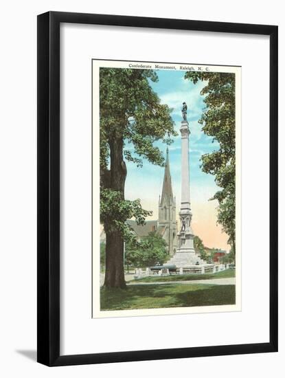 Confederate Monument, Raleigh, North Carolina-null-Framed Art Print