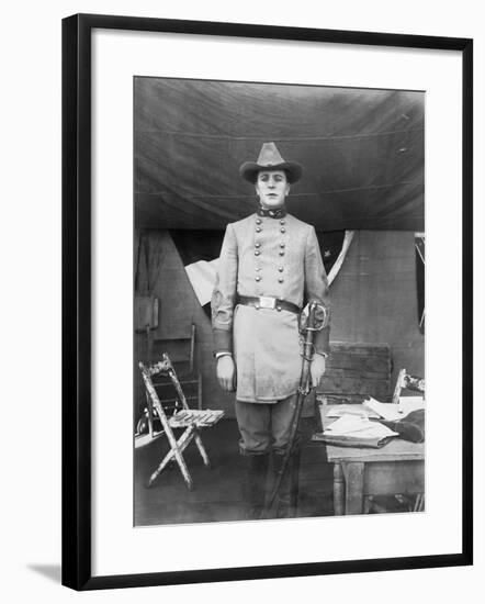 Confederate Officer-null-Framed Photo