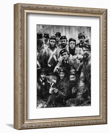 Confederate Soldiers, 1861-null-Framed Photographic Print