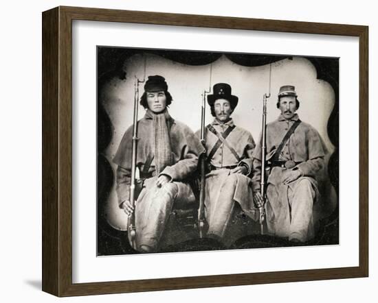 Confederate Soldiers-null-Framed Photographic Print