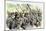 Confederate Troops on the March, American Civil War-null-Mounted Giclee Print