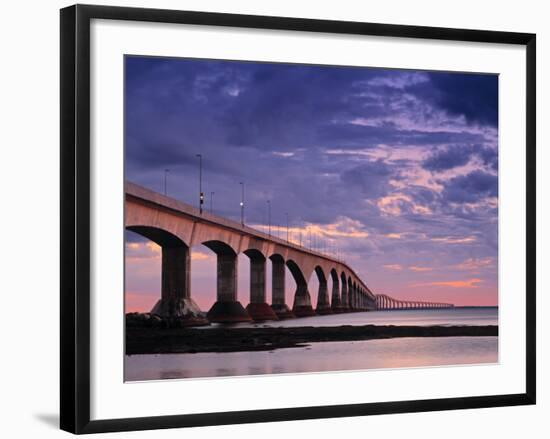 Confederation Bridge, Borden-Carleton, Prince Edward Island, Canada-Walter Bibikow-Framed Photographic Print