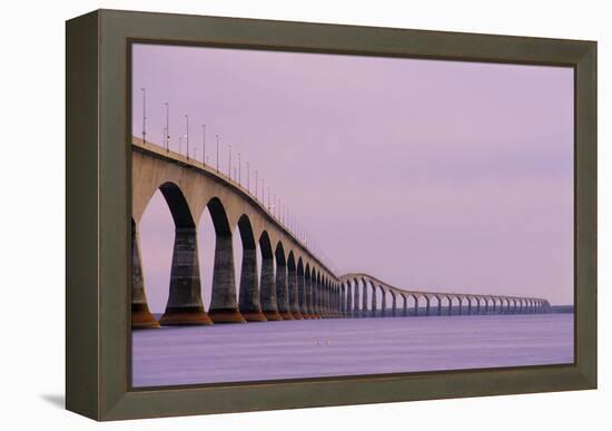 Confederation Bridge, Canada-David Nunuk-Framed Premier Image Canvas