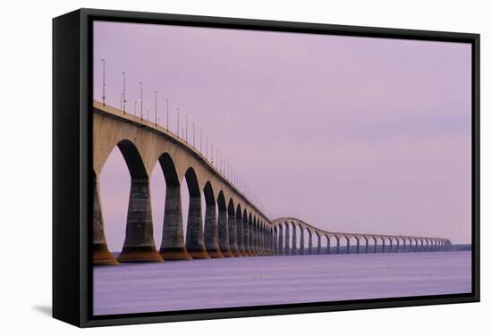 Confederation Bridge, Canada-David Nunuk-Framed Premier Image Canvas