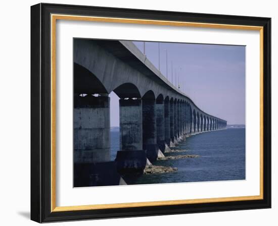 Confederation Bridge, Prince Edward Island and New Brunswick, Canada-null-Framed Photographic Print