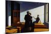 Conference at Night-Edward Hopper-Mounted Giclee Print