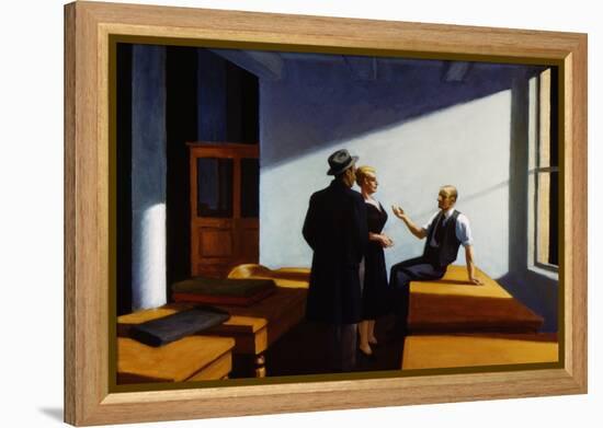 Conference at Night-Edward Hopper-Framed Premier Image Canvas