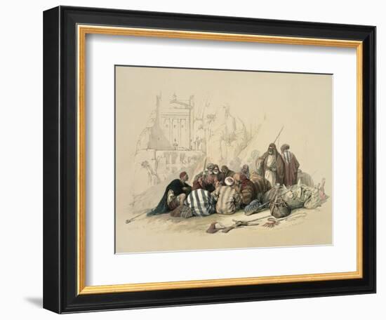 Conference of Arabs-David Roberts-Framed Giclee Print