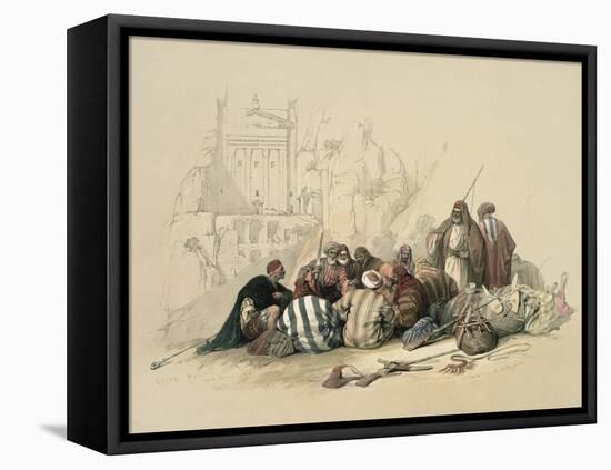 Conference of Arabs-David Roberts-Framed Premier Image Canvas