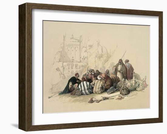 Conference of Arabs-David Roberts-Framed Giclee Print