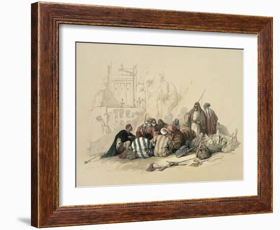 Conference of Arabs-David Roberts-Framed Giclee Print