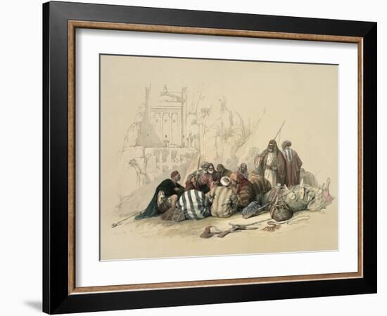 Conference of Arabs-David Roberts-Framed Giclee Print