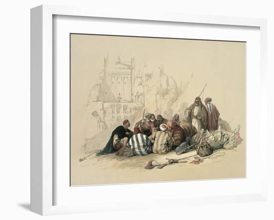 Conference of Arabs-David Roberts-Framed Giclee Print