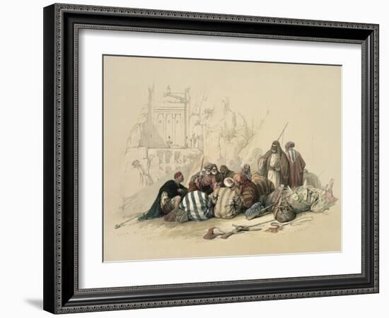 Conference of Arabs-David Roberts-Framed Giclee Print