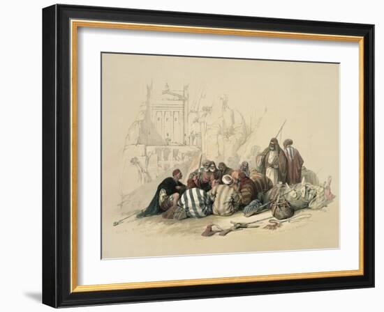 Conference of Arabs-David Roberts-Framed Giclee Print