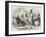 Conference of Kaw Indians (Kansas) with the United States' Commissioner of Indian Affairs-null-Framed Giclee Print