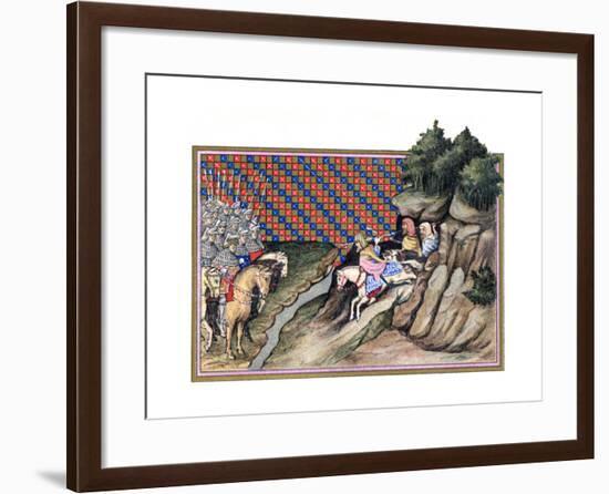 Conference of the Earl of Gloucester and an Irish Chief, Richard Ii's Campagne in Ireland, 1399-null-Framed Giclee Print