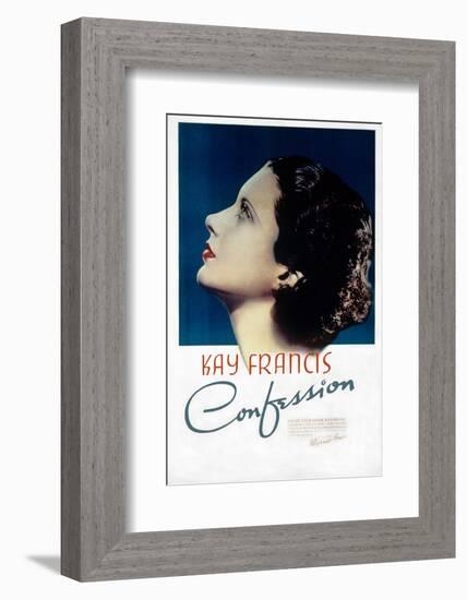 Confession, Kay Francis, 1937-null-Framed Photo