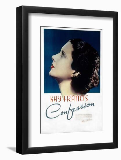 Confession, Kay Francis, 1937-null-Framed Photo