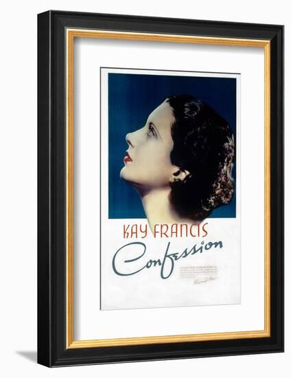 Confession, Kay Francis, 1937-null-Framed Photo