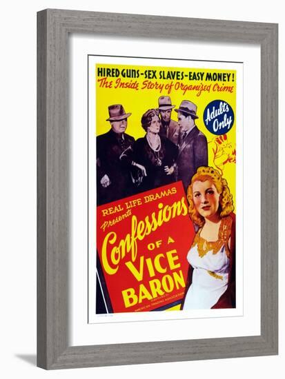 Confessions of a Vice Baron-null-Framed Art Print