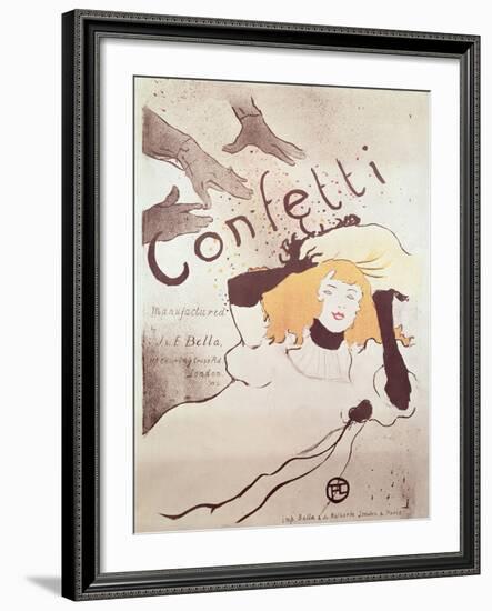 Confetti, 1893-Henri de Toulouse-Lautrec-Framed Giclee Print