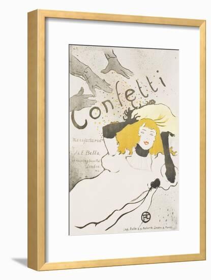 Confetti, 1894-Henri de Toulouse-Lautrec-Framed Giclee Print