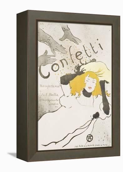 Confetti, 1894-Henri de Toulouse-Lautrec-Framed Premier Image Canvas