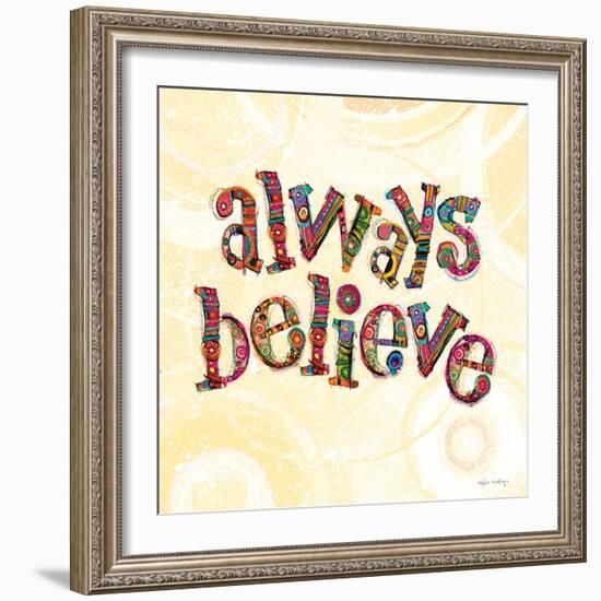 Confetti - Always Believe-Robbin Rawlings-Framed Art Print