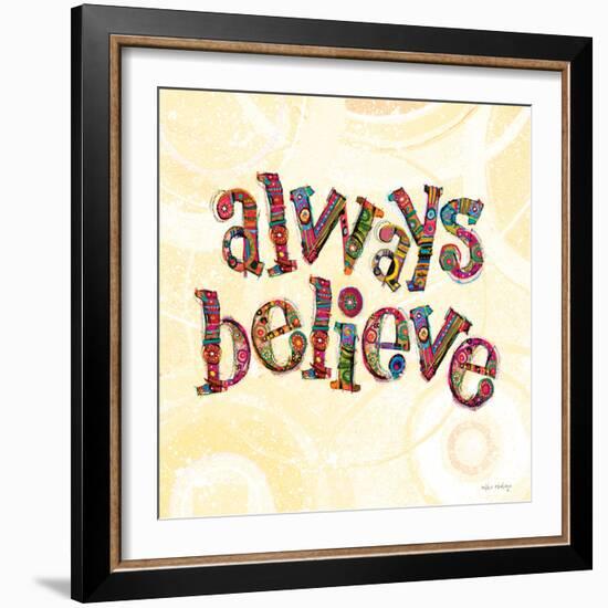 Confetti - Always Believe-Robbin Rawlings-Framed Art Print