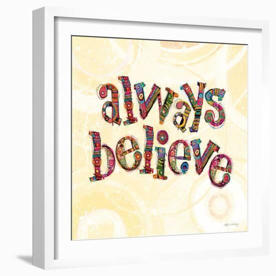 Confetti - Always Believe-Robbin Rawlings-Framed Art Print