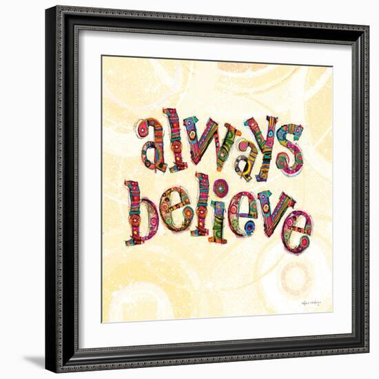 Confetti - Always Believe-Robbin Rawlings-Framed Art Print