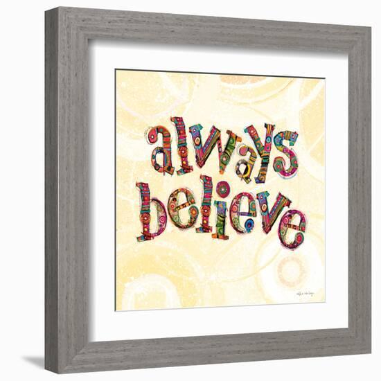 Confetti - Always Believe-Robbin Rawlings-Framed Art Print