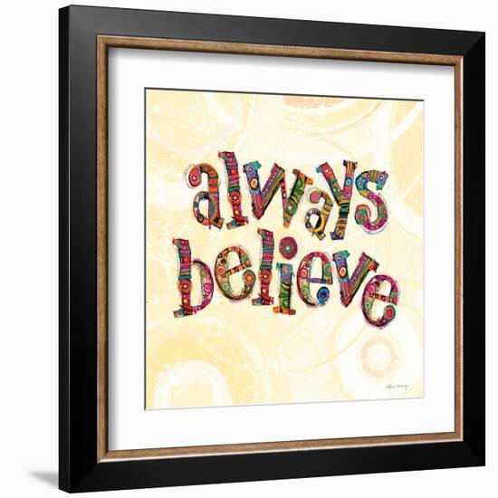 Confetti - Always Believe-Robbin Rawlings-Framed Art Print