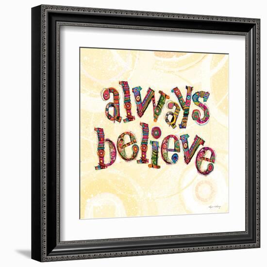 Confetti - Always Believe-Robbin Rawlings-Framed Art Print